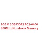 1GB & 2GB DDR2 PC2-6400 800MHz Notebook Memory