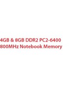 4GB & 8GB DDR2 PC2-6400 800MHz Notebook Memory