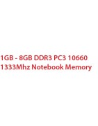 1GB, 2gb, 4gb, 8GB DDR3 PC3-10660 1333Mhz Notebook Memory