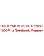 1GB & 2GB DDR3 PC3-12800 1600Mhz Notebook Memory
