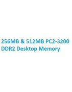 256MB & 512MB DDR2 PC2-3200 Desktop Memory
